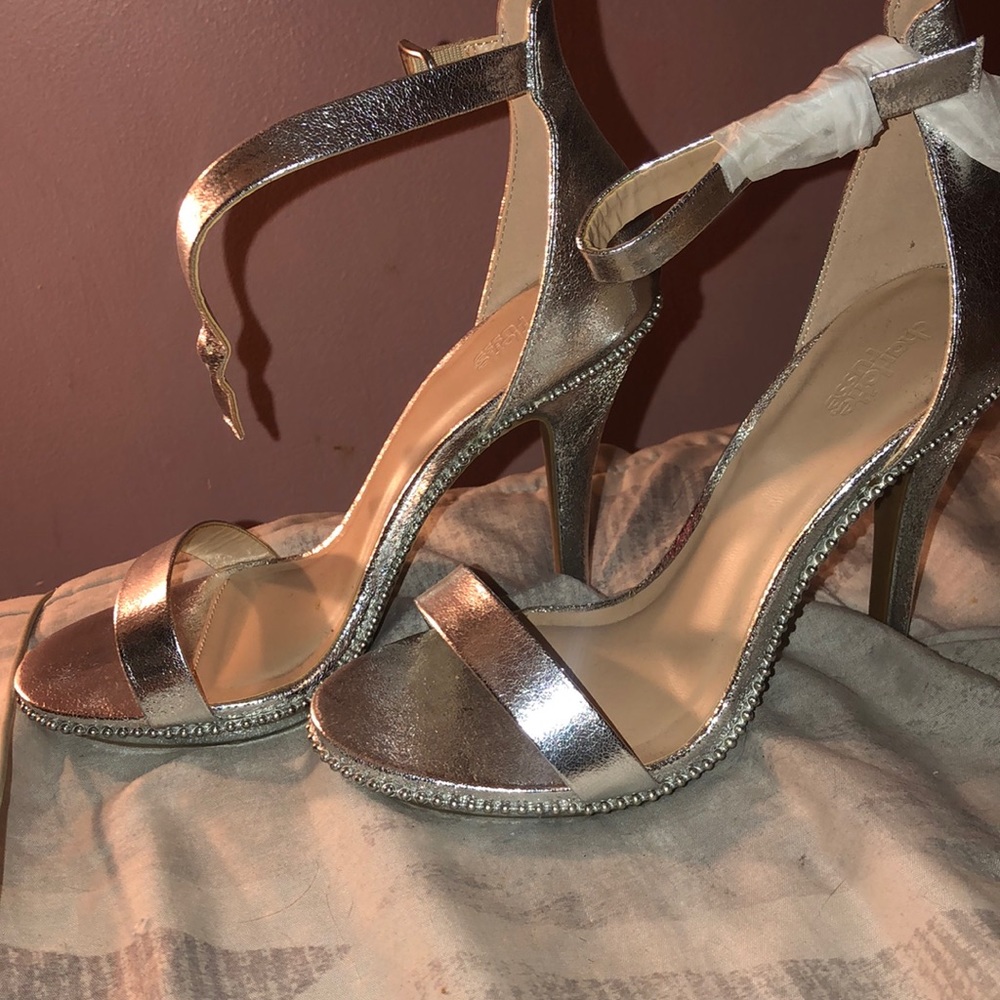Silver shoes